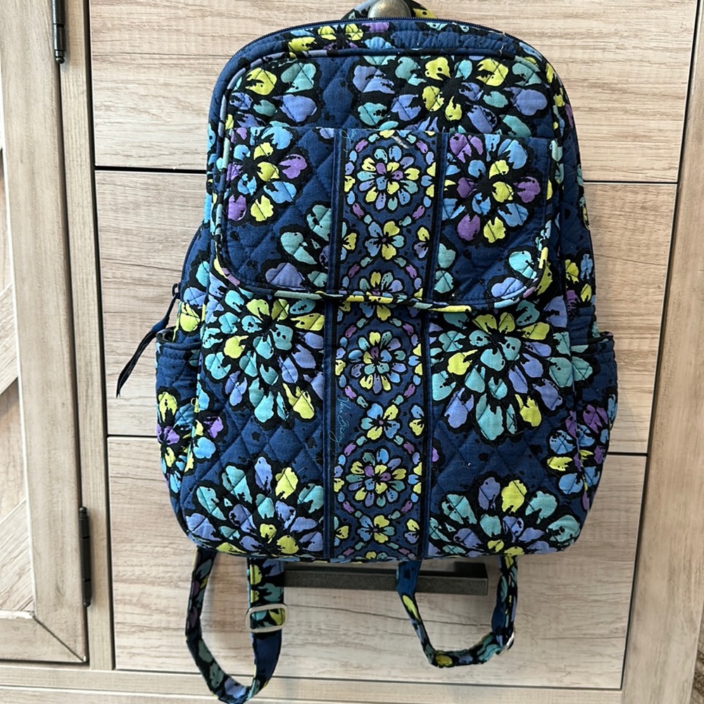 Vera Bradley Indigo Pop 💙 Backpack Purse Bag